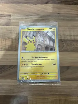 Pikachu At The Museum Jumbo Promo card - Sealed - In Hand - Pokemon TCG - Image 1