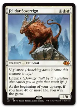 Felidar Sovereign #198 (NM) Foundations Jumpstart J25 Magic MTG - Image 1