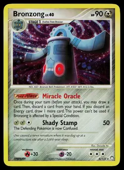 Pokemon Card - Bronzong Mysterious Treasures 6/123 Holo Rare - Image 1