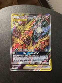 Moltres Zapdos Articuno GX SM210 Alt Art Promo Tag Team Pokemon Card - Image 1