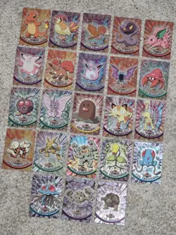 Pokemon Topps Holo Foil Card Lot TV Animation 1999 Charmander Arcanine Meowth - Image 1