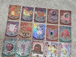 Pokemon Topps Holo Foil Card Lot TV Animation 1999 Charmander Arcanine Meowth - Image 2