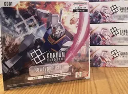 Bandai TCG Gundam Card Game Chinese Newtype Rising GD01 Booster Pack Sealed Box - Image 1