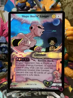 Majin Buu's Loogie Limited Foil Score Card Dragon Ball Z, NM Vintage TCG DBZ - Image 1