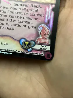 Majin Buu's Loogie Limited Foil Score Card Dragon Ball Z, NM Vintage TCG DBZ - Image 4