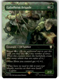 Tales of Middle-earth Commander Galadhrim Brigade FOIL Commander/Rare - Image 1