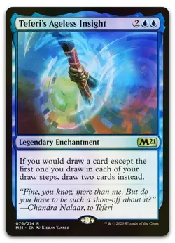 Teferi's Ageless Insight #76 (Foil) (NM) Core Set 2021 M21 Magic MTG - Image 1