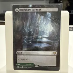 MTG *Darkbore Pathway Borderless X1* (NM) Kaldheim Magic The Gathering - Image 1