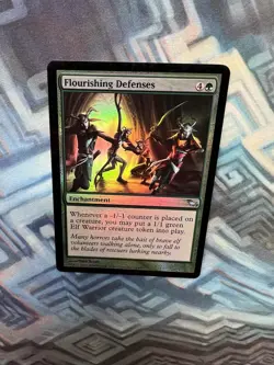 MTG Foil Flourishing Defenses NM-/EX+ Shadowmoor - Image 3