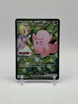 Lillie's Clefairy EX 184/159 SV09 Journey Together SIR Pokemon TCG - Image 1