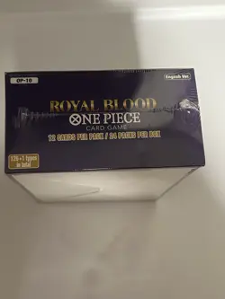 One Piece SEALED OP-10 Royal Blood Booster Box English Factory Sealed In Hand - Image 4