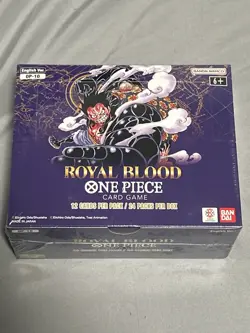 One Piece SEALED OP-10 Royal Blood Booster Box English Factory Sealed In Hand - Image 1