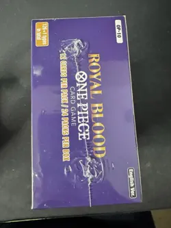 One Piece SEALED OP-10 Royal Blood Booster Box English Factory Sealed In Hand - Image 2