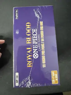 One Piece SEALED OP-10 Royal Blood Booster Box English Factory Sealed In Hand - Image 4