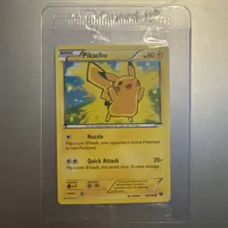 Pokemon Card Pikachu XY 42/146 Holo Movie Promo Factory Sealed Bonus Card - Image 1