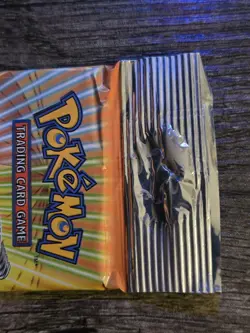 Pokemon Gym Heroes Booster Pack Misty Art SEALED Long Crimp VINTAGE WOTC - Image 3