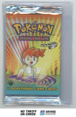 2000 Pokemon Gym Heroes 1st Edition Booster Pack UNOPENED Misty - Image 1