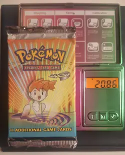 Pokemon Gym Heroes Booster Pack Factory Sealed Misty Artwork 20.86g - Image 1