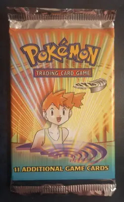 Pokemon Gym Heroes Booster Pack Factory Sealed Misty Artwork 20.86g - Image 2