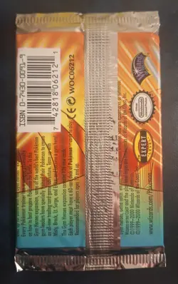 Pokemon Gym Heroes Booster Pack Factory Sealed Misty Artwork 20.86g - Image 3