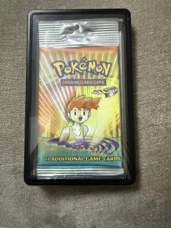 Pokemon WOTC TCG Gym Heroes Sealed Booster Pack Unweighed Misty Artwork - Image 3