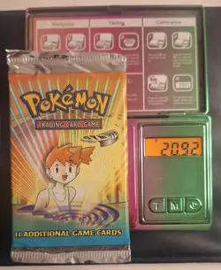 Pokemon Gym Heroes Booster Pack Factory Sealed Misty Artwork 20.92g - Image 1
