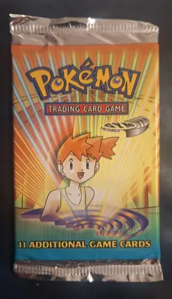 Pokemon Gym Heroes Booster Pack Factory Sealed Misty Artwork 20.92g - Image 2