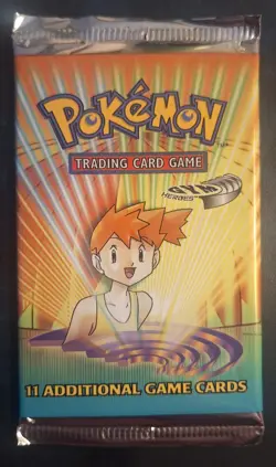 Pokemon Gym Heroes Booster Pack Factory Sealed Misty Artwork 20.90g - Image 2