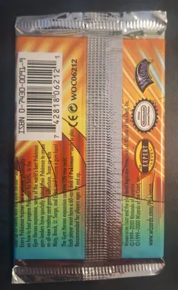 Pokemon Gym Heroes Booster Pack Factory Sealed Misty Artwork 20.90g - Image 3