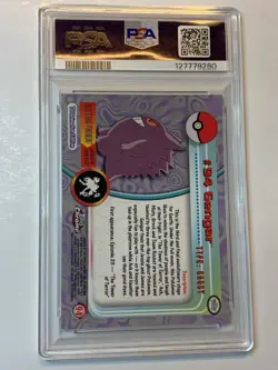 2000 Topps Chrome Pokemon Series 2 #94 Gengar PSA 9 MINT - Image 2