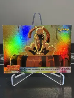 Labor Mewtu HOLO Chrome Topps Mewtwo Strikes Back #3 Pokemon Karten Sammlung - Image 1