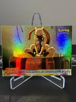 Labor Mewtu HOLO Chrome Topps Mewtwo Strikes Back #3 Pokemon Karten Sammlung - Image 2