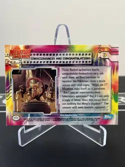 Labor Mewtu HOLO Chrome Topps Mewtwo Strikes Back #3 Pokemon Karten Sammlung - Image 4
