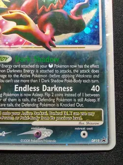 Pokemon Darkrai LV. X DP19 Diamond & Pearl Holo Black Star Promo - Image 5