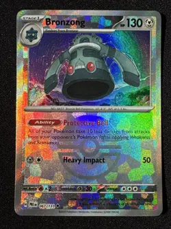 Bronzong 67/131 Pokeball Prismatic Evolutions PRE -Near Mint- Pokemon TCG - Image 1