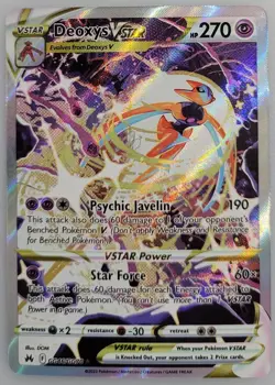 Deoxys VSTAR GG46/GG70 Pokemon Crown Zenith: Galarian Gallery Holo NM - Image 1