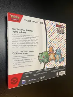 Pokemon TCG Scarlet & Violet 151 Poster Collection Box 3 Packs New Sealed G2 820650853166 - Image 2