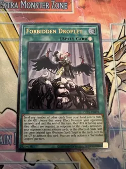 Yu-Gi-Oh! Forbidden Droplet OP16-EN003 Ultimate NM MISSING QUICK PLAY SYMBOL - Image 1