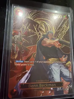 Ben Beckman SP OP09-009 [SP OP13] Carrying on His Will One Piece ENGLISH - NM - Image 3