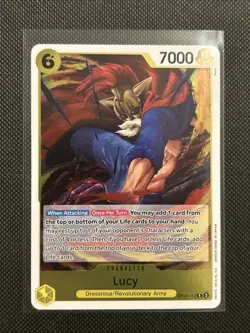 2024 One Piece TCG - Lucy OP07-112 - Rare - 500 Years in the Future ENGLISH NM - Image 1