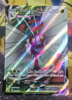 Butterfree VMAX 002/189 SWSH03: Darkness Ablaze Pokemon Card NM - Image 2