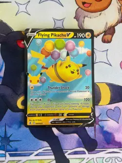 Flying Pikachu V 006/025 Holo Rare V Celebrations Pokemon NM Card - Image 1
