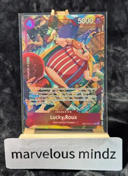 One Piece A Fist of Divine Speed Lucky Roux OP09-015 Treasure Rare TR - Image 1