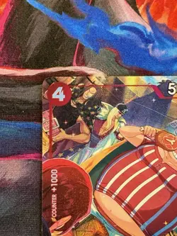 One Piece Lucky.Roux FOIL (TR) OP09-015 A Fist of Divine Speed Treasure Rare - Image 2