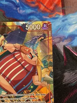 One Piece Lucky.Roux FOIL (TR) OP09-015 A Fist of Divine Speed Treasure Rare - Image 3