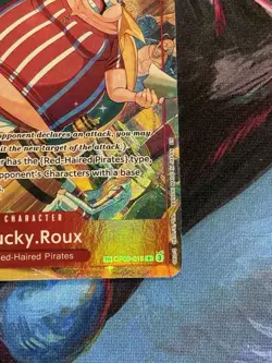 One Piece Lucky.Roux FOIL (TR) OP09-015 A Fist of Divine Speed Treasure Rare - Image 4