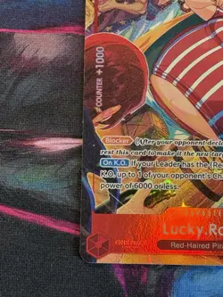 One Piece Lucky.Roux FOIL (TR) OP09-015 A Fist of Divine Speed Treasure Rare - Image 5