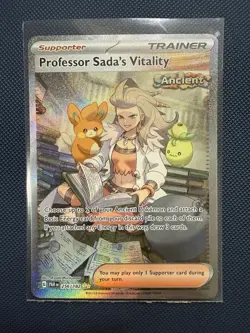 Professor Sada's Vitality Pokemon TCG Special Ill Rare Card 256/182 Paradox Rift - Image 1