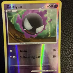 Pokemon- Gastly Arceus 64/99 Reverse Holo LP - Image 3