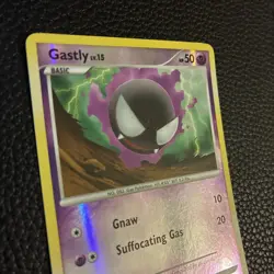 Pokemon- Gastly Arceus 64/99 Reverse Holo LP - Image 5